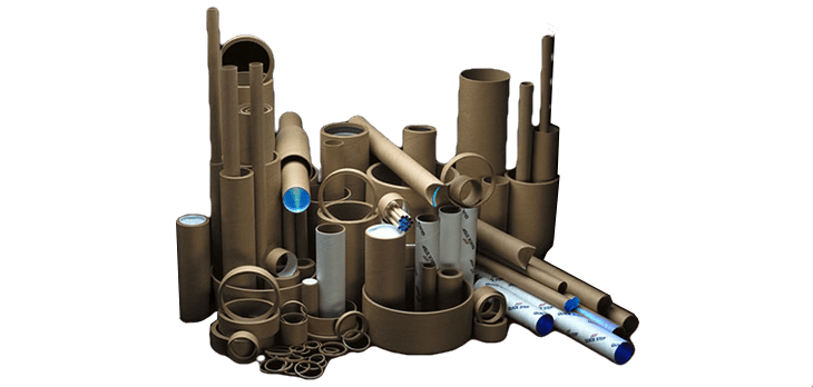 A variety of paper tubes, cardboard tubes and paper cores from Valk Industries